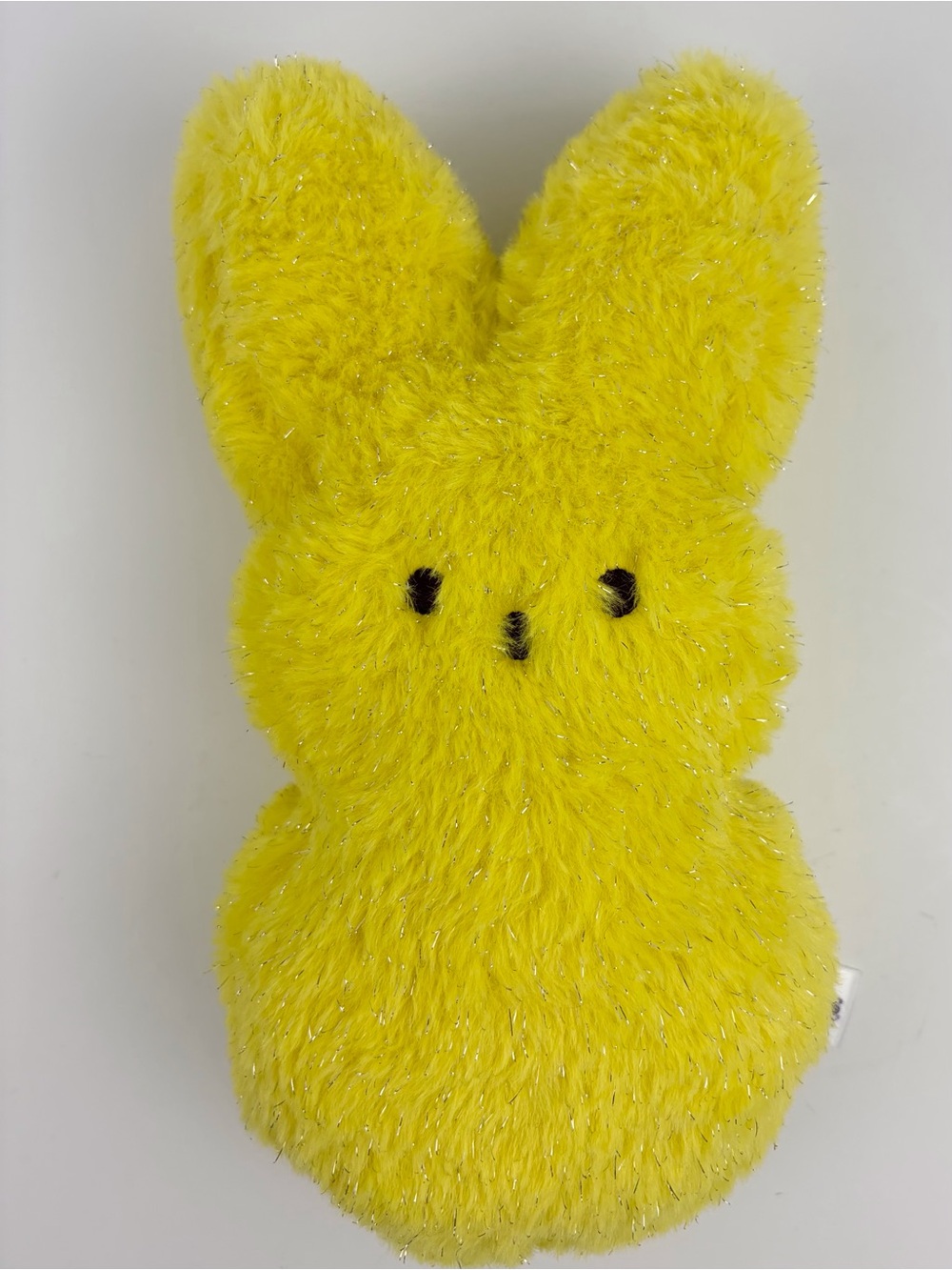 Peeps 10 in Yellow Plush Bunny by DanDee with Glitter Sparkles Easter Gift
